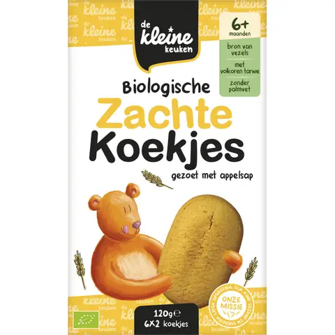 The Little Kitchen Biologische Zachte Koekjes - 120 g