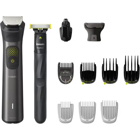 Philips Multigroom Series 9000 13-in-1 baardtrimmer en haarschneider inclusief OneBlade - Zwart