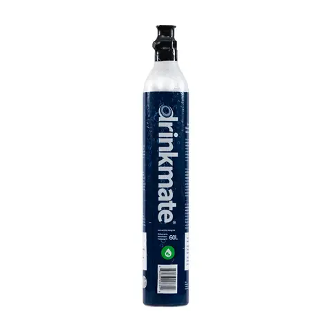 Drinkmate 60L Spare Gas CO2 Cylinder, Compatible with SodaStream, Aarke and Drinkmate Screw-In Cartridges