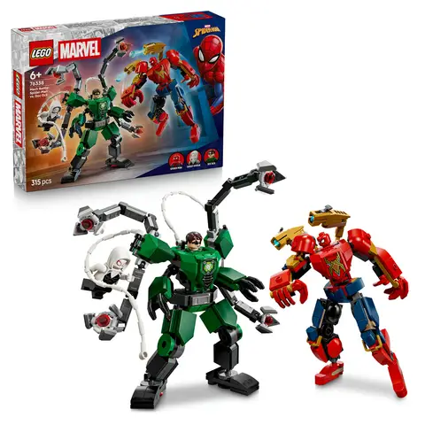 LEGO Super Heroes 76338 Le combat des robots : Spider-Man contre Docteur Octopus