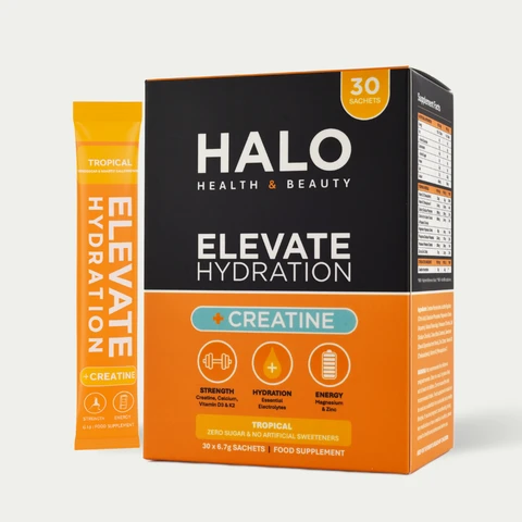 HALO Elevate Hydration Creatine Sachets Tropical Flavour - 30 Sachets