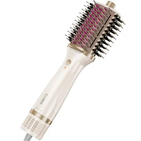 GOMYTH V1 Peigne chauffant et brosse soufflante 5 en 1, Prise européenne