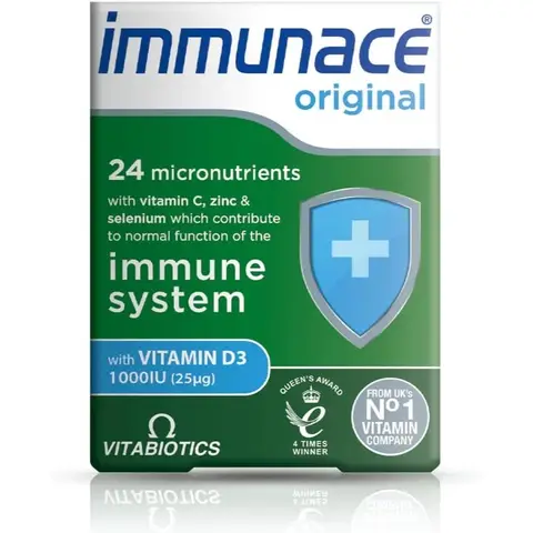 Vitabiotics Immunace Daily Wellness Support Tablets - 30 Tablets