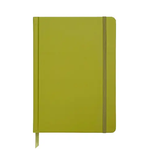 Jubiluu Ringbinder A5 Hardcover-Planer, 18 Monate, 112 Seiten (100 g Offsetschreiberpapier), Lesezeichen & Gummiband – ungedatierter Planer für Langzeitplanung, Zielsetzung oder Tägliche Organisation – Olivgrün