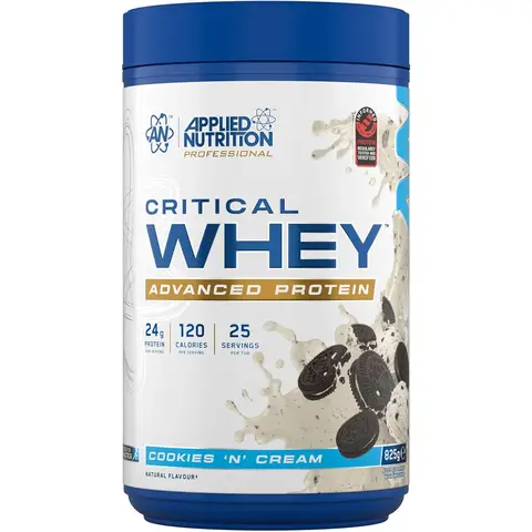 Applied Nutrition Critical Whey Protein Nutrition Cookies & Cream Flavour - 825g