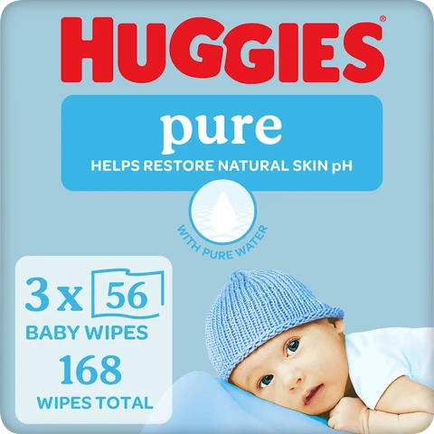 Huggies Babyfeuchttücher 3x56 pure