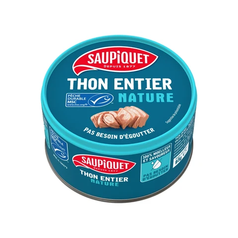 SAUPIQUET Thon entier nature - 93 g