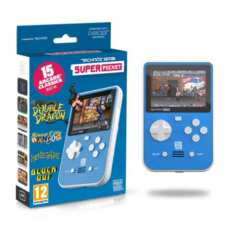 Technos Super Pocket Gaming Handheld 15 Spiele Retro Gaming