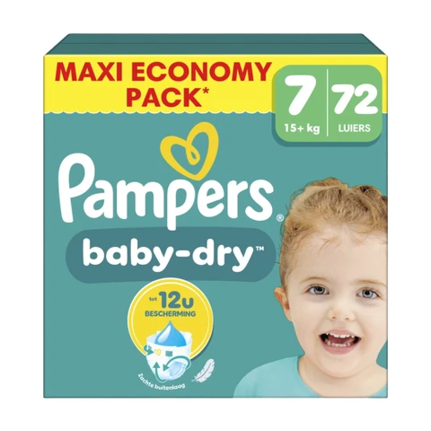 Pampers Baby Dry MAXI T7 - 72 pièces