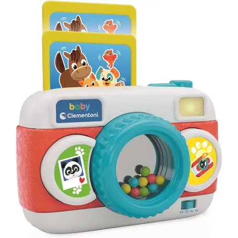Clementoni babycamera interactief speelgoed - 9 maanden, kleurrijk