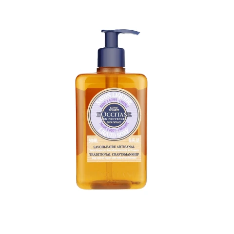L'Occitane Lavendel Flüssigseife mit Pumpe 500 ml