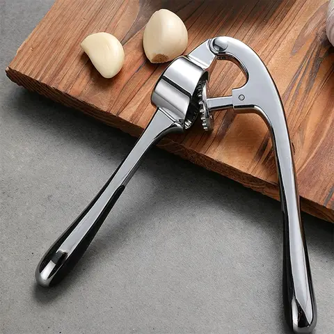 Huacan Stainless steel garlic press, household manual thickening garlic pestle, garlic puree set, 1 piece