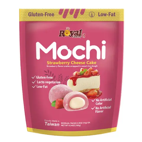 Royal Family Mochi-Strawberry Cheese Cake 180g 皇族麻糬-草莓乳酪蛋糕180g