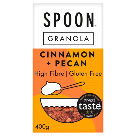 Spoon Cereals Cinnamon + Pecan Granola - 400G
