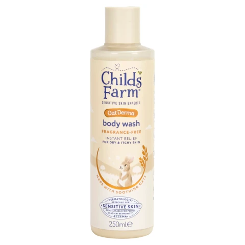 Childs Farm OatDerma Fragrance-Free Body Wash - 250ml