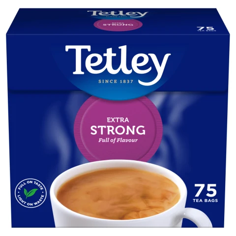 Tetley Extra Strong 75 Tea Bags 237G