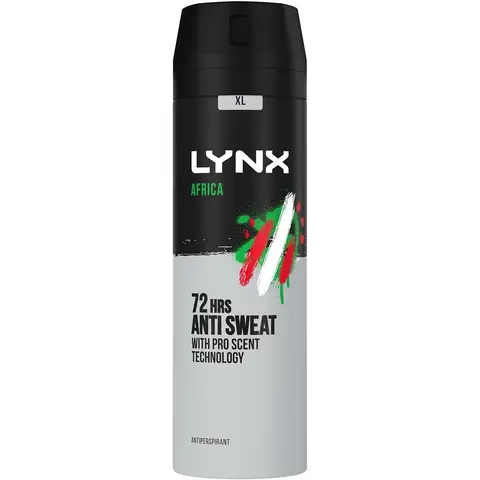 Lynx Africa 72H Anti-Perspirant Deodorant Spray 200ml
