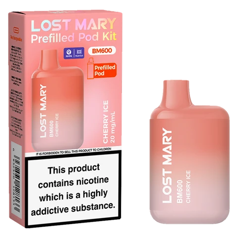 Lost Mary Bm600 Prefilled Kit Cherry Ice