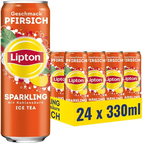 LIPTON Pfirsich Sprudel Ice Tea 24x0.33L