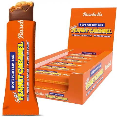 Barebells Soft Protein Bar - 12 x 55 g - Salted Peanut Caramel