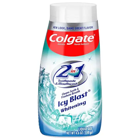 Colgate Icy Blast 2in1 Toothpaste & Mouthwash 100ml