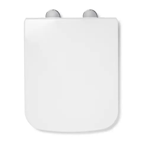 Croydex Flexi-Fix Toilet Seat Leven Square - White