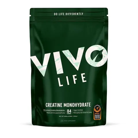 Vivo Life Creatine Monohydrate Strength Support Powder - 252g