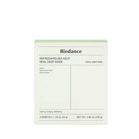 Biodance Refreshing Sea Kelp Real Deep Mask x 4 each