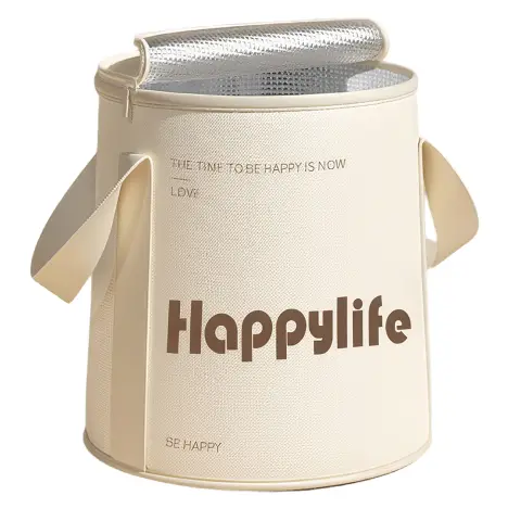 Leli Seau de trempage des pieds portable, sac de trempage des pieds pliable, baignoire de pieds à isolation thermique épaisse, peut tremper le bas des jambes, avec couvercle