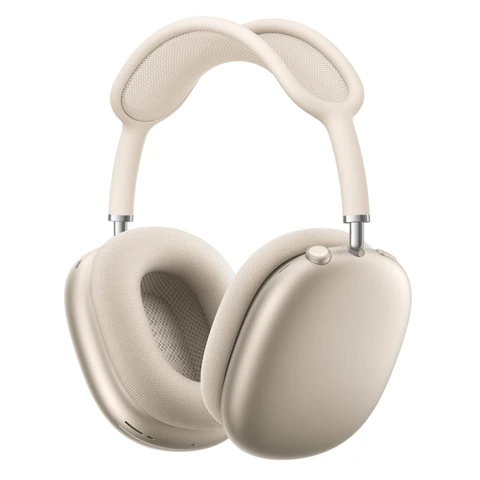 Apple AirPods Max kabellose Kopfhörer, aktive Geräuschunterdrückung auf Pro-Niveau, Transparenzmodus, personalisiertes 3D Audio, USB-C-Ladecase – Starlight