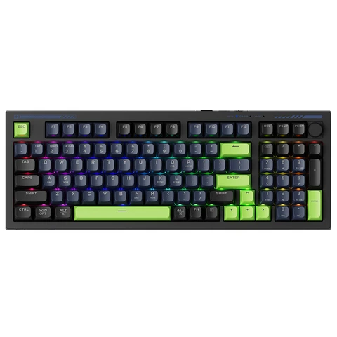 Machenike K1 Wired Mechanical Sensation Membrane Keyboard RGB Lighting 98 Keys Office Gaming Keyboard for PC Laptop