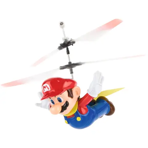 Carrera Super Mario Vliegende Cape Mario RC Helicopter - 5 Minuten Vliegtijd, Gele Cape