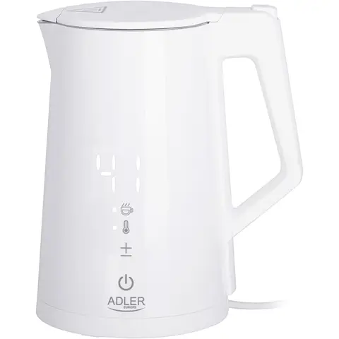 ADLER AD 1345W Wasserkocher 1.7 Liter 1 Stück Weiß