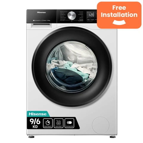 Hisense 3S Series WD3S9043BW3 9Kg / 6Kg Washer Dryer with 1400 rpm