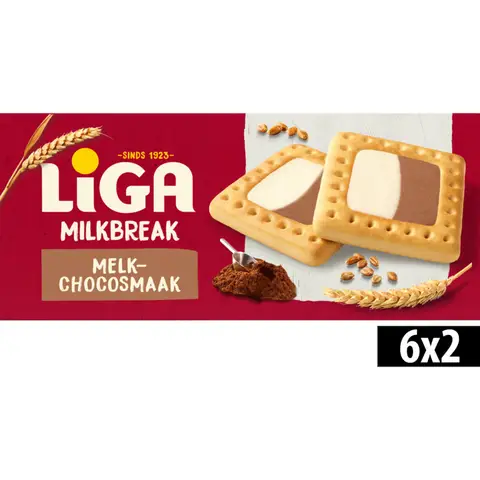 Liga Milkbreak Cookies Chocolate - 245 g