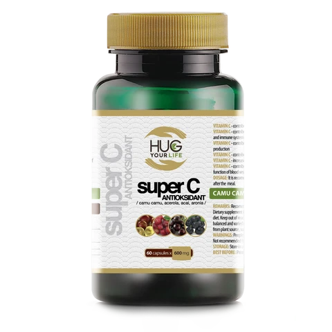 HugYourLife Super C Antioksidant 60 x 600 mg