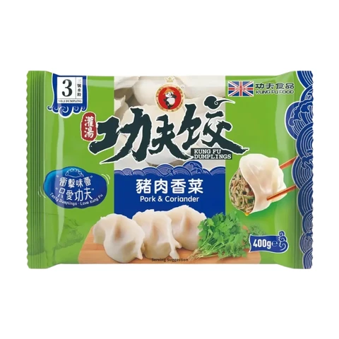 Kungfu Dumpling Schwein und Koriander 400g