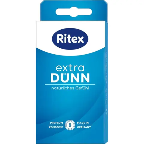 Ritex Kondome extra dünn natürlicher Hautkontakt 8 Stück