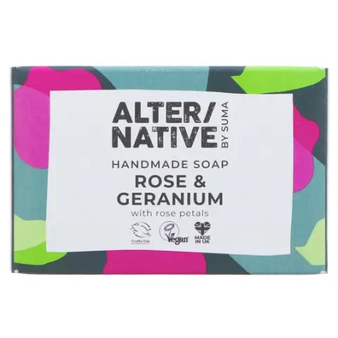Alter/native By Suma Boxed Soap Rose & Geranium