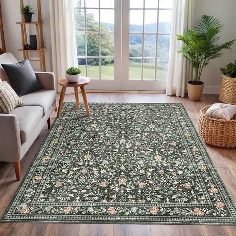 Likewise Rug Enchanted Florals Rectangle Green 160x230cm