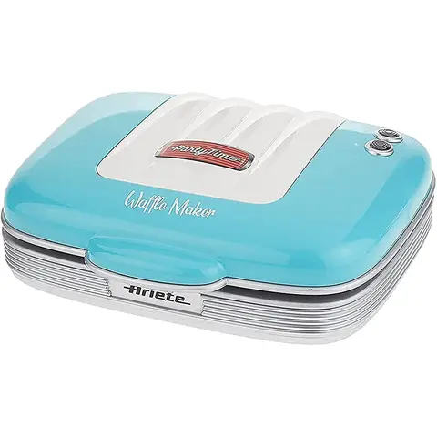 Ariete Waffeleisen 1973/01, hellblau, 25 x 21 x 10 cm
