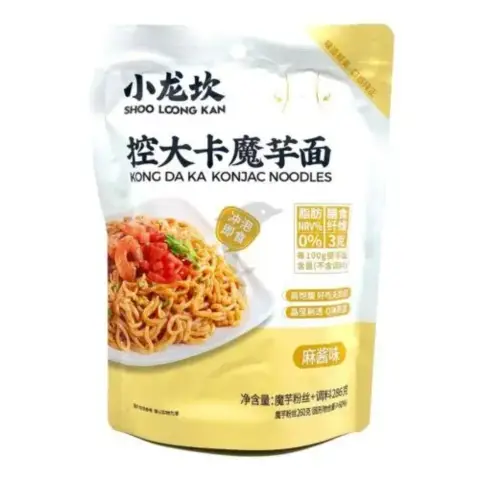 Konjac Noodles With Sesame Sauce 286g/pack  小龙坎控大卡魔芋面麻酱味 286g/袋