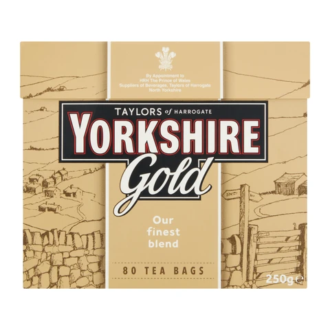 Yorkshire Tea Gold 80 Tea Bags 250g