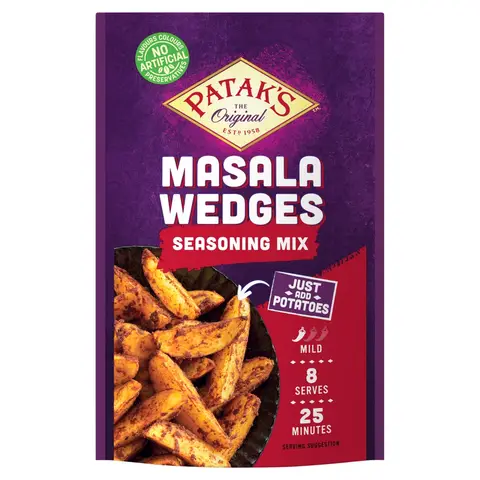 Patak's Masala Wedges Seasoning Mix 25g