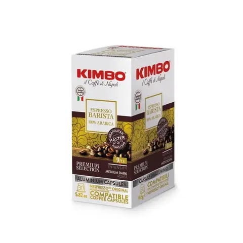 KIMBO Café capsules Nespresso ESPRESSO BARISTA 100% Arabica  x30 capsules 165g