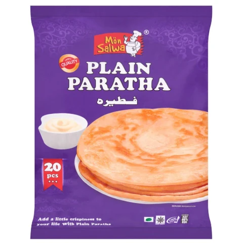 Mon Salwa Family Pack Plain Paratha 20Pcs