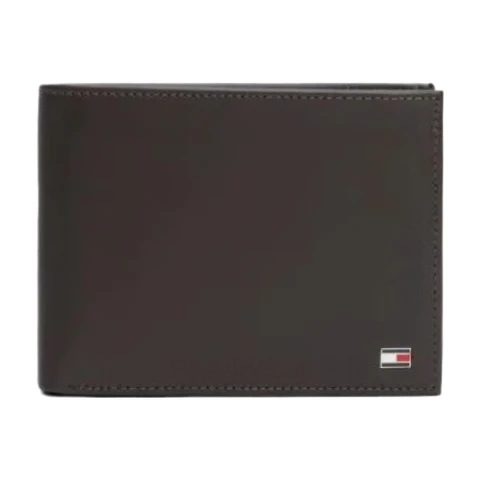 Tommy Hilfiger Eton CC geldzak met klep en muntzakje - bruin - heren - One Size
