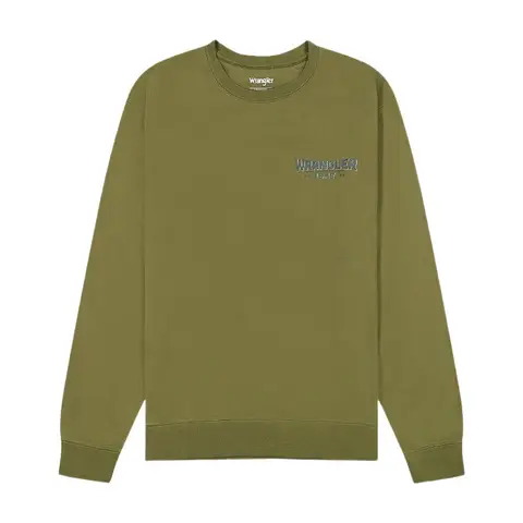 WRANGLER CASEY JONES SWEATSHIRT IVY GREEN, XXL M