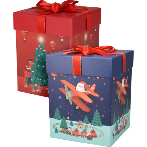 Geschenkbox Set 2 Stück Weihnachten