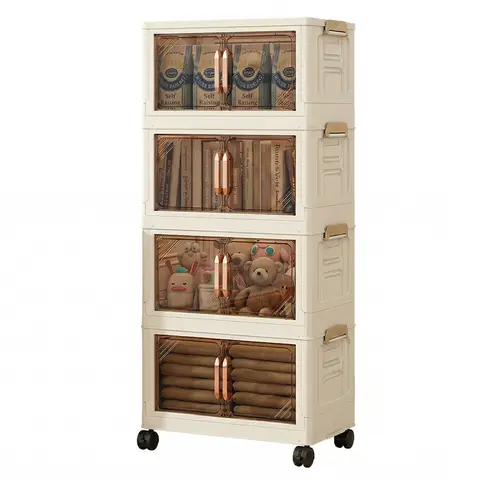 Huacan Folding storage cabinet 45CM-4 floors